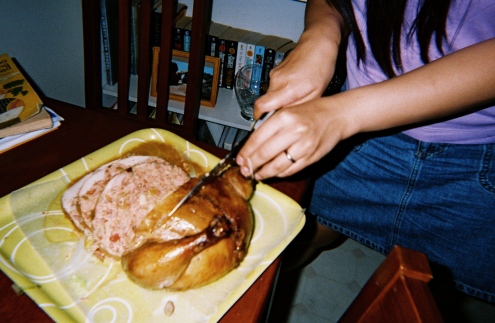 Rellenong Manok (Rolled chicken)
